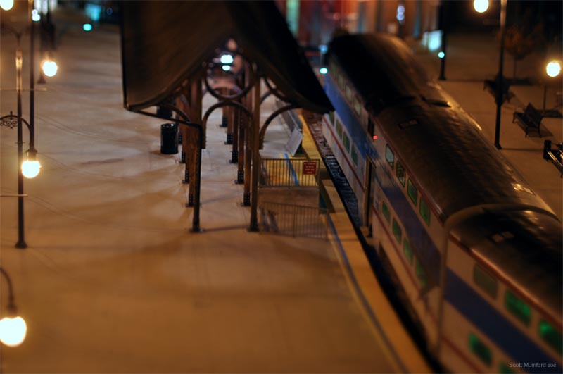 Pseudo Miniature Train Station